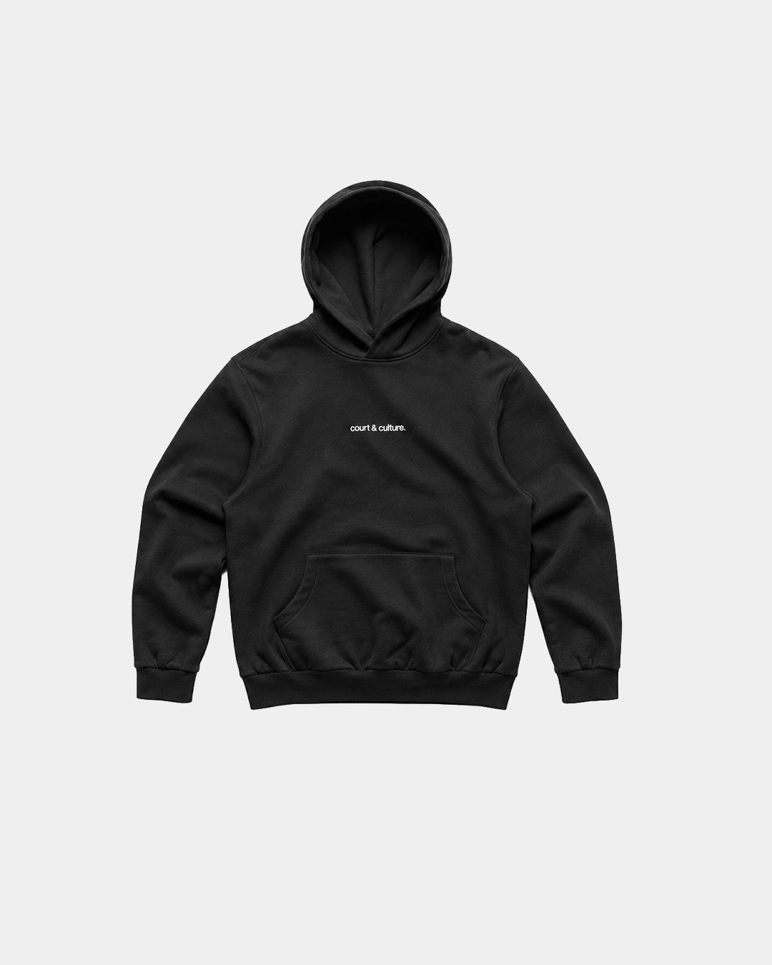 Men's Court & Culture Box Hoodie - Black