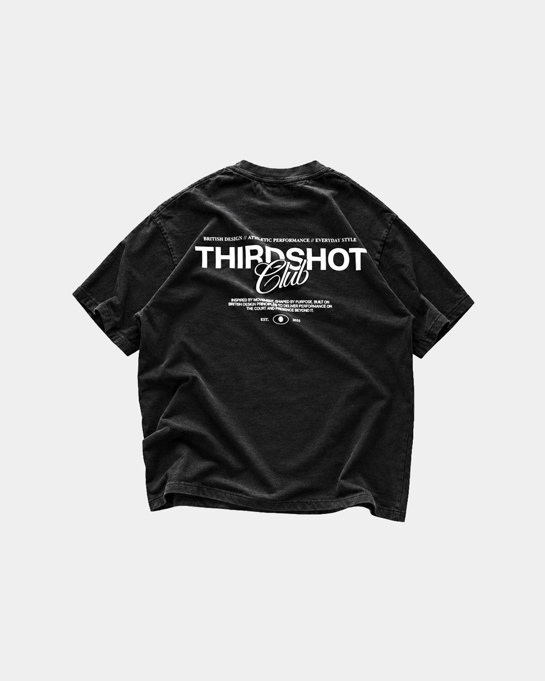 Third Shot Founded Box Tee - Black and White