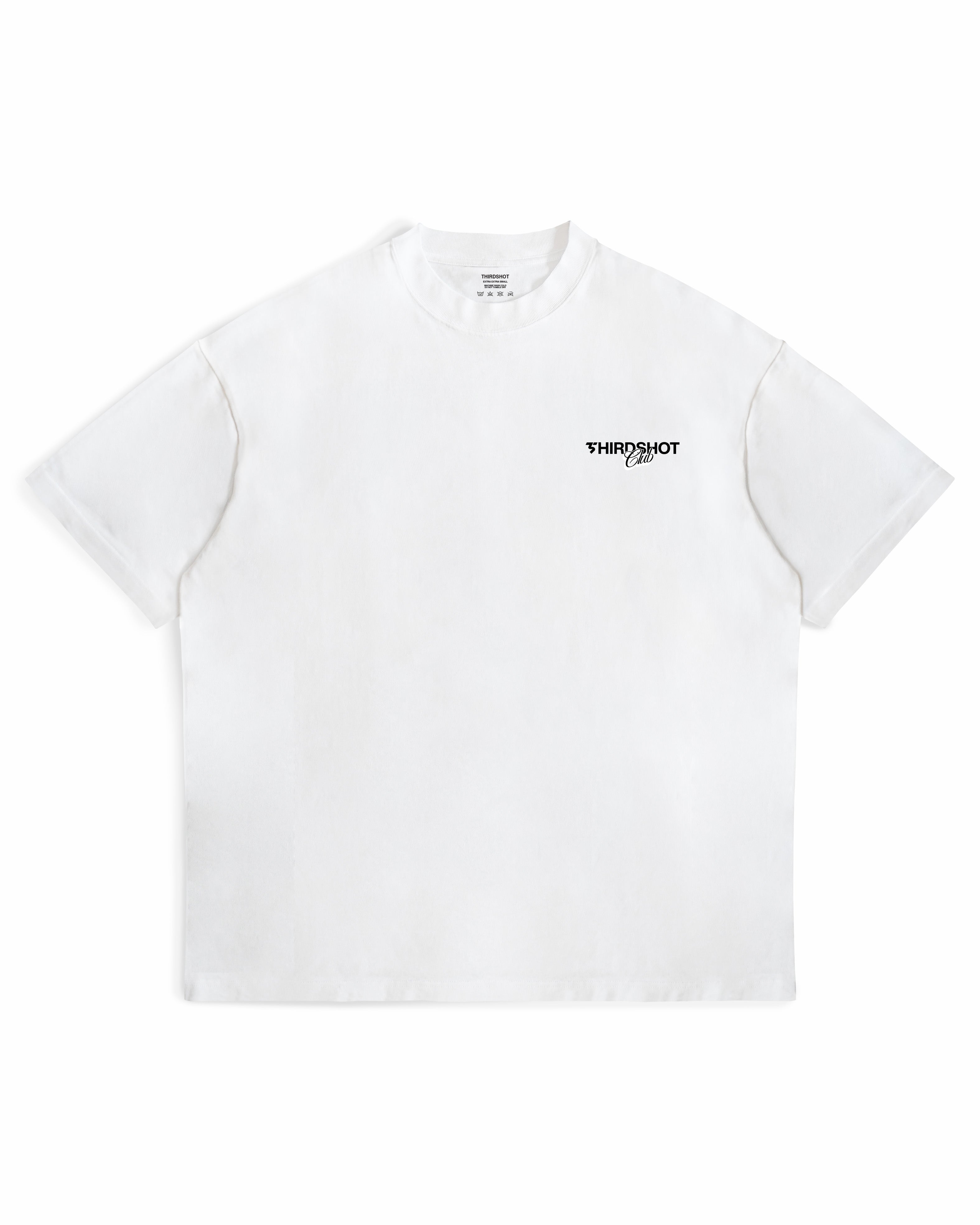 Third Shot Founded Box Tee - Black and White