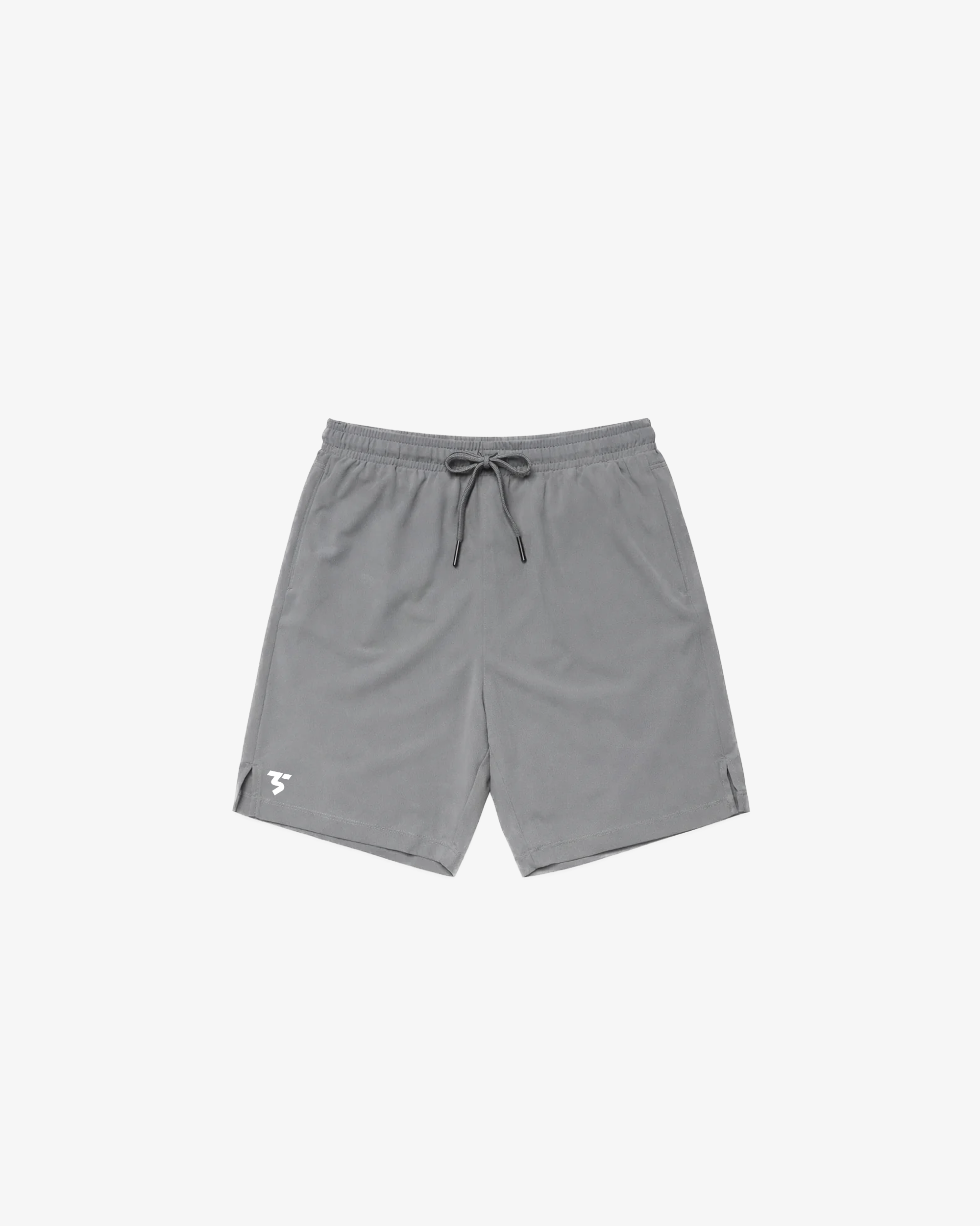 Third Shot Active Court Shorts in Grey — padel & pickleball shorts