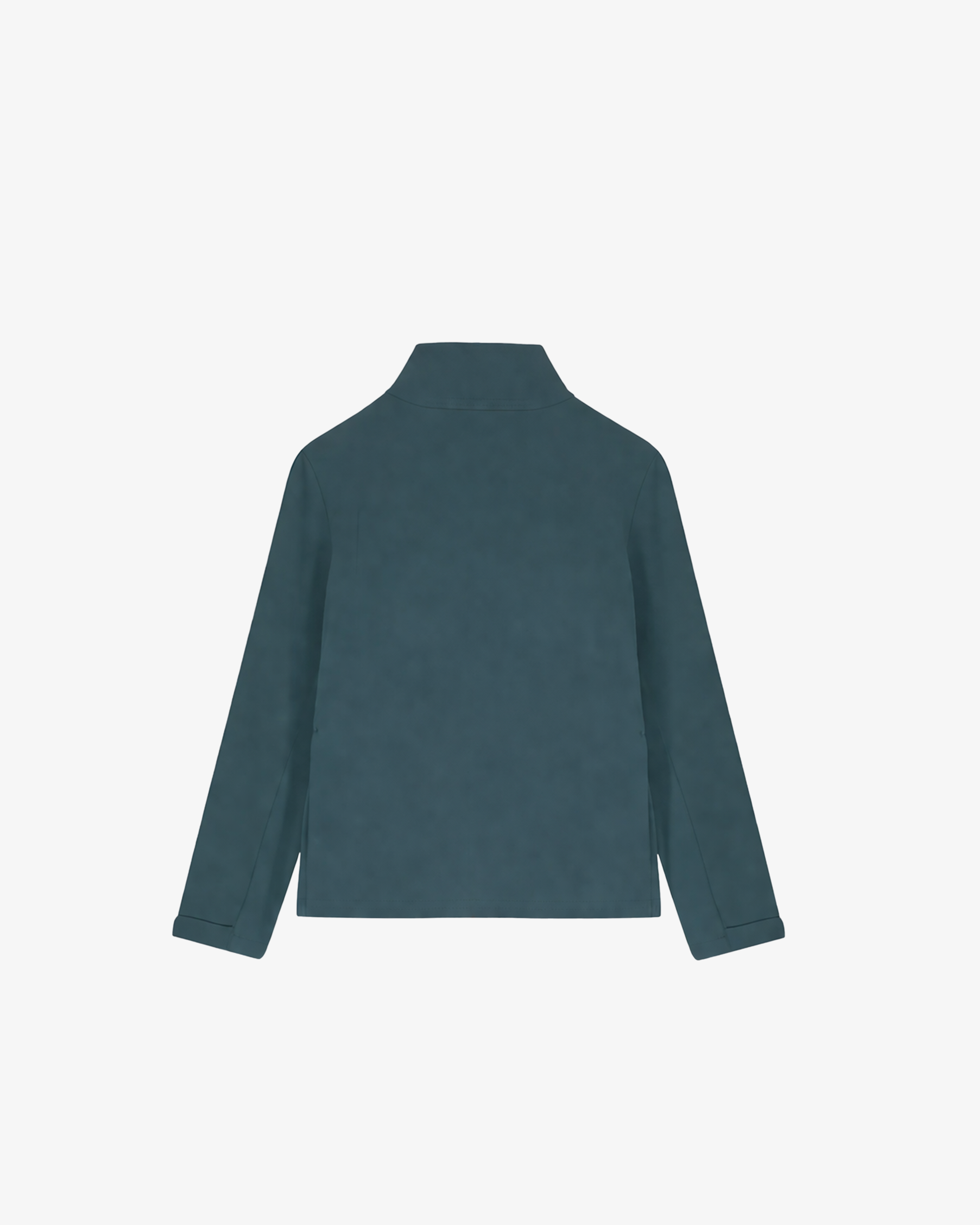 Softshell Jacket - Recycled in Teal — Third Shot UK pickleball & padel jacket - back view