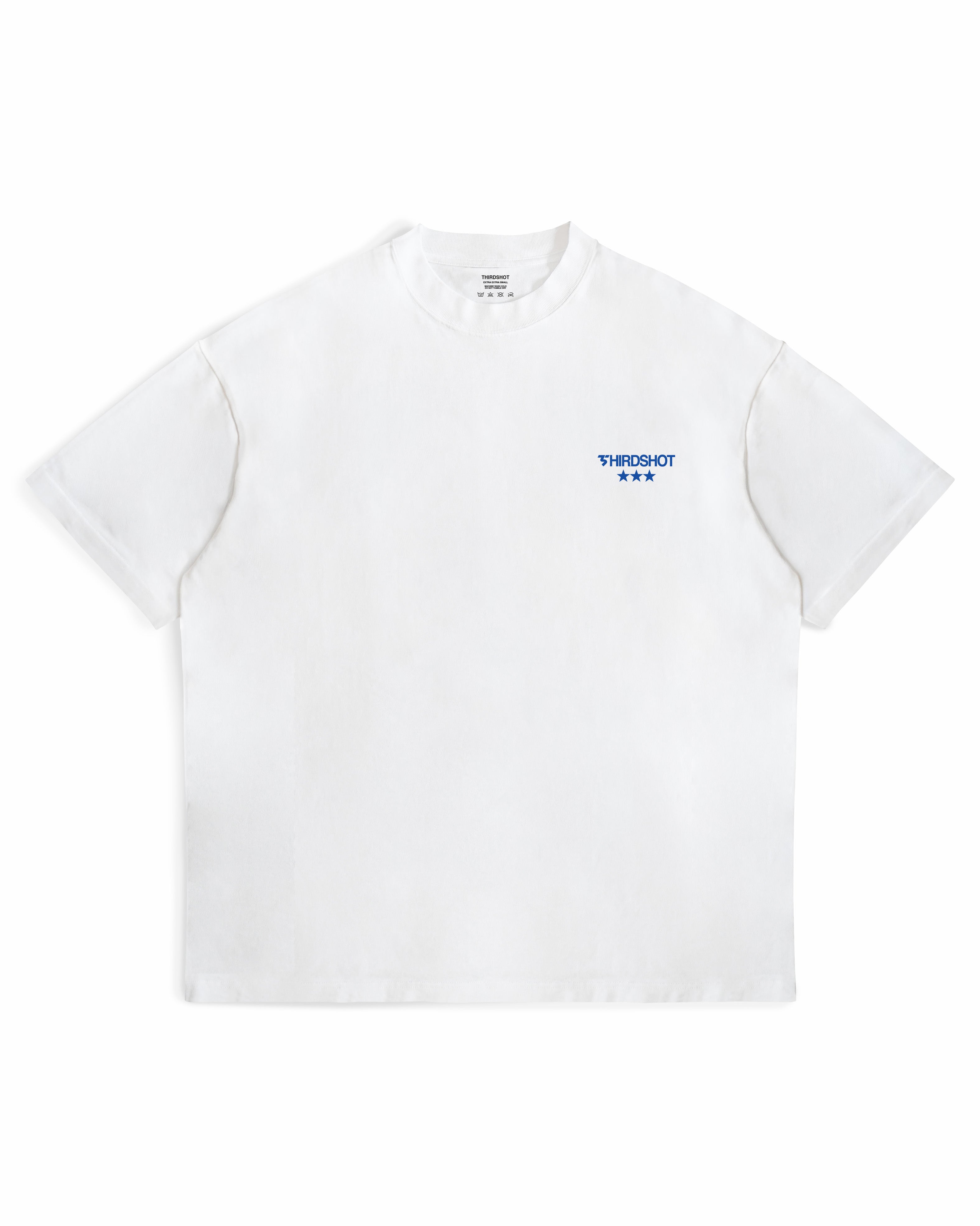 Americano T-shirt - Ecru and Blue