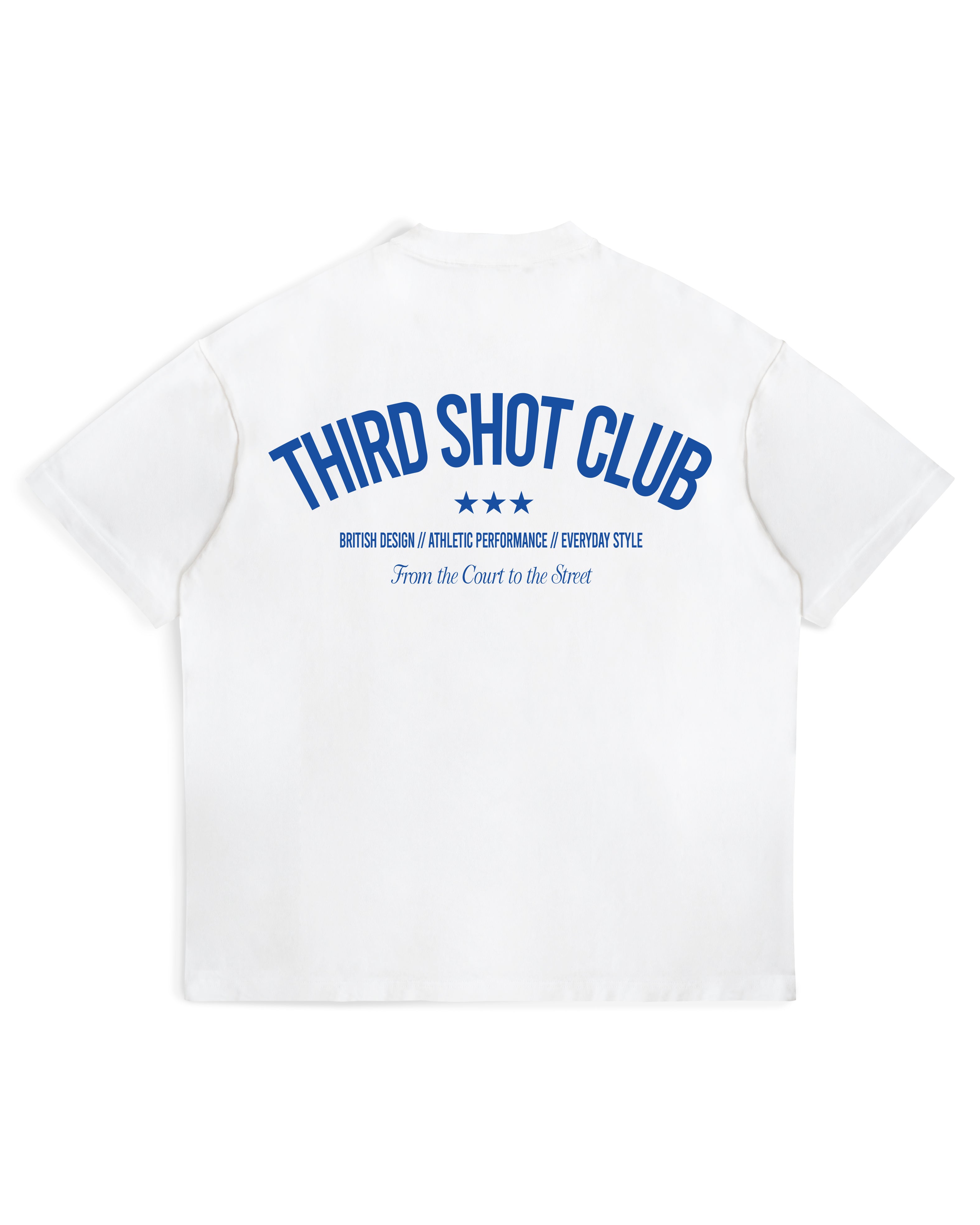 Americano T-shirt - Ecru and Blue