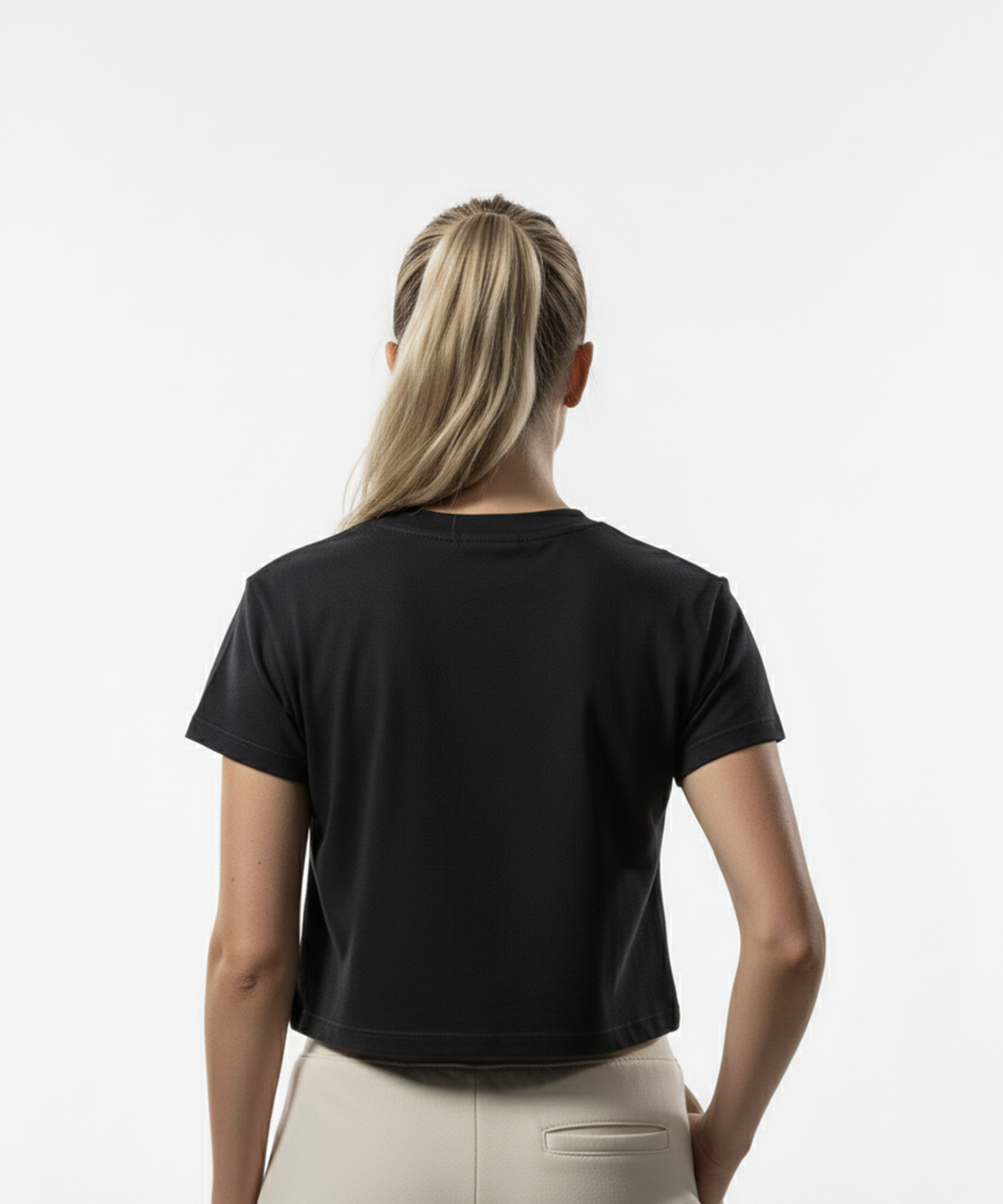 Women’s Cropped Cotton Tee - Third Shot UK