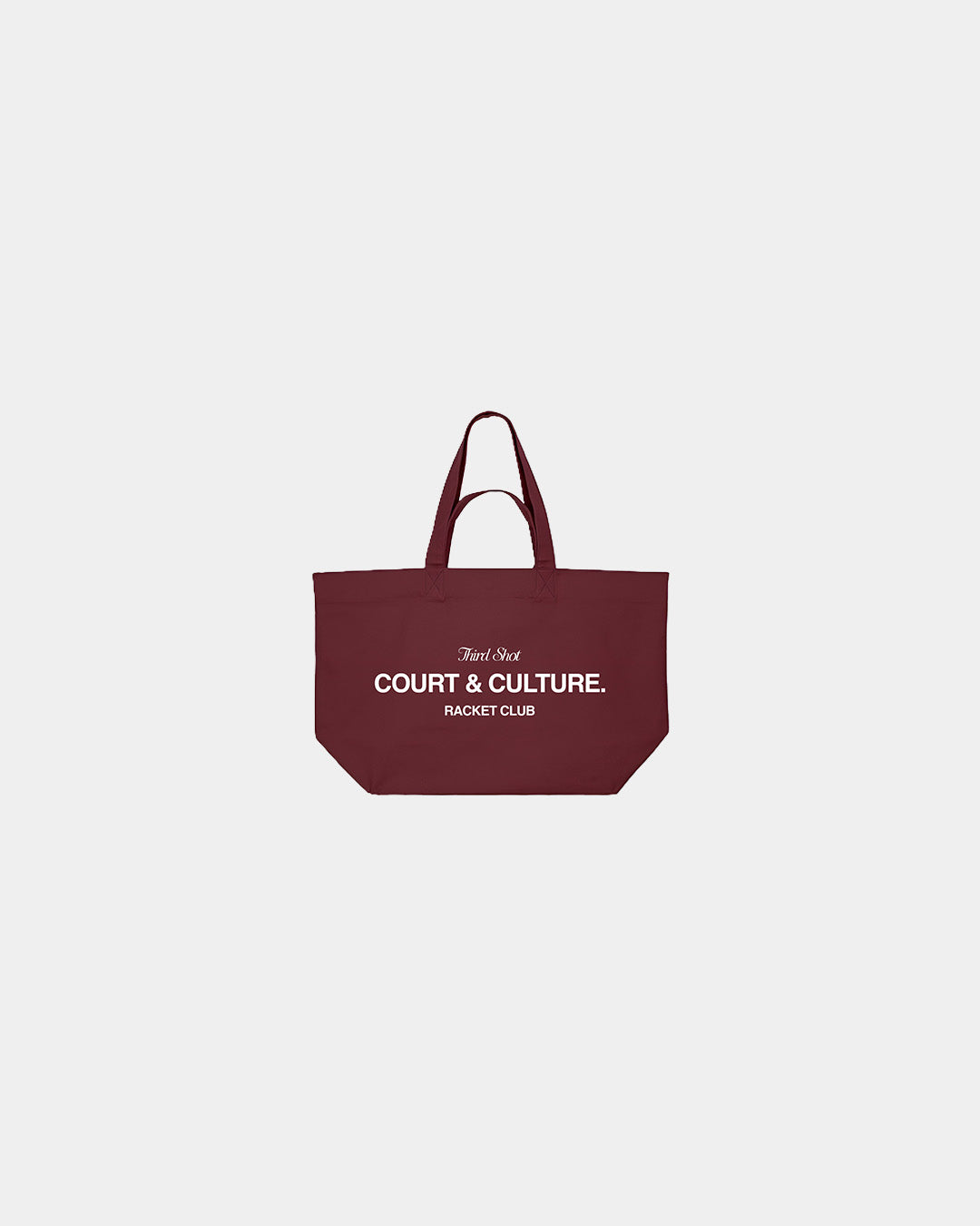 The Court & Culture Tote – Burgundy