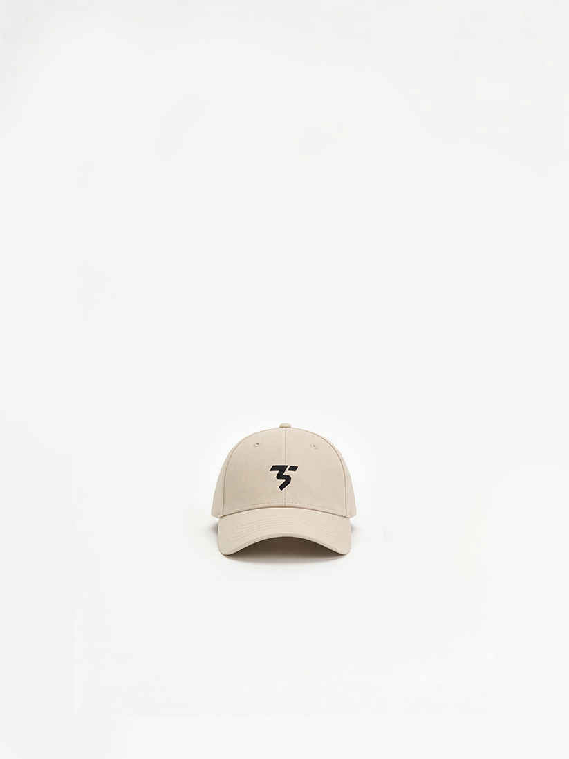 Low-profile Cap in Beige — Third Shot UK pickleball & padel cap
