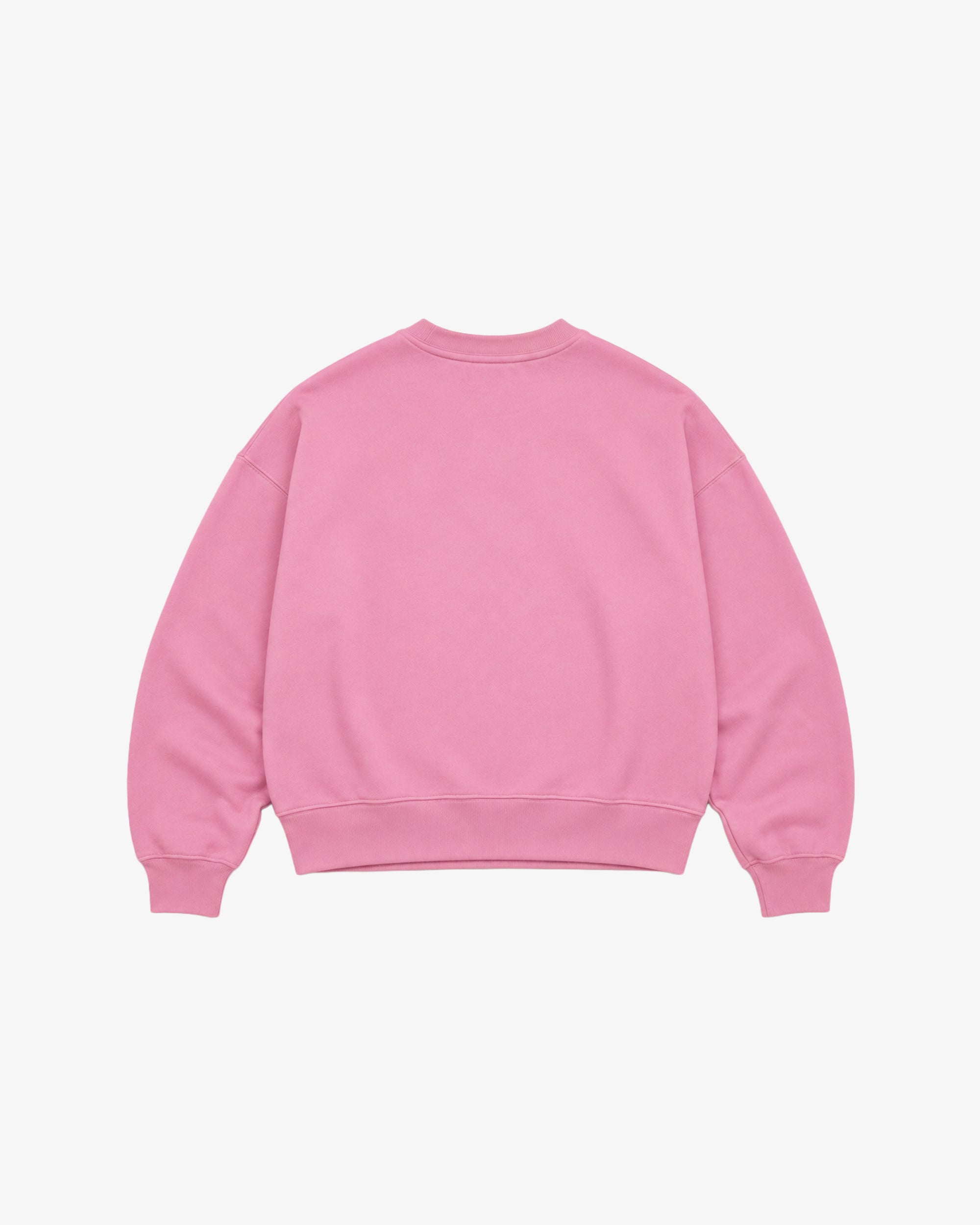 Women's Court & Culture Sweatshirt in Pink, back view — Third Shot UK padel & pickleball sweatshirt