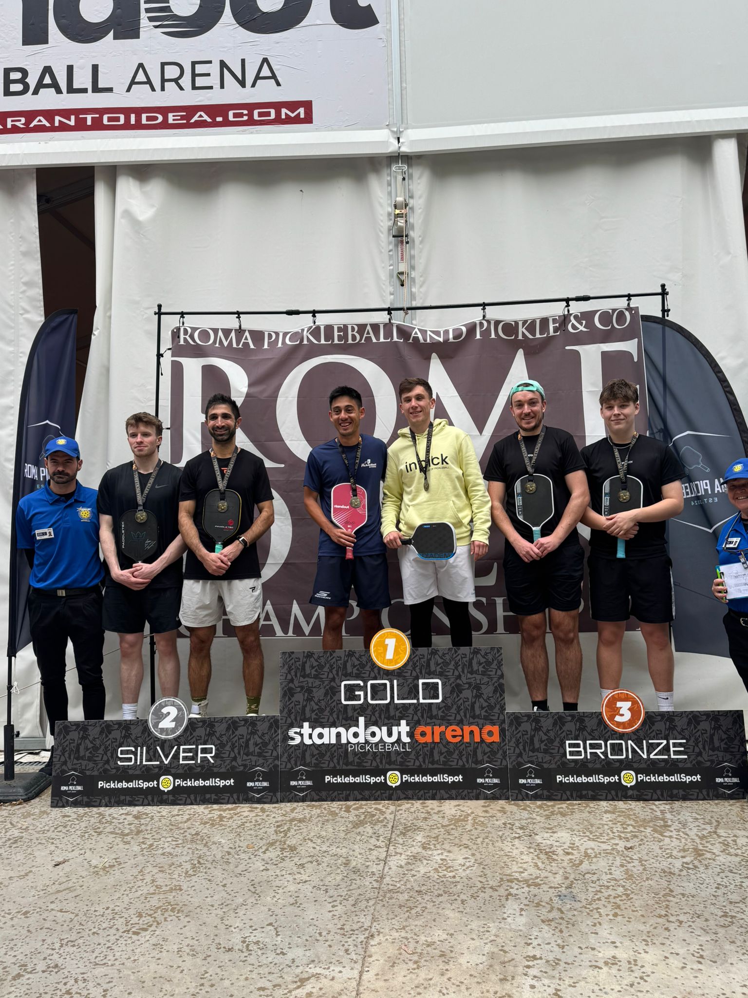 Josh Roberts Wins Bronze at the Rome Open Pickleball Tournament