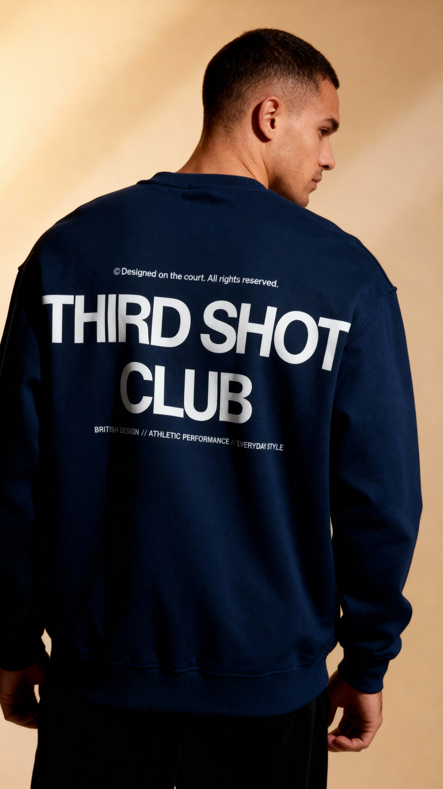 Third Shot Club Oversized Crew