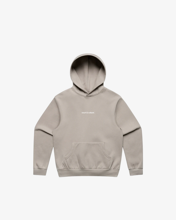 Third Shot Court and Culture Relaxed Box Hood — padel & pickleball hoodie