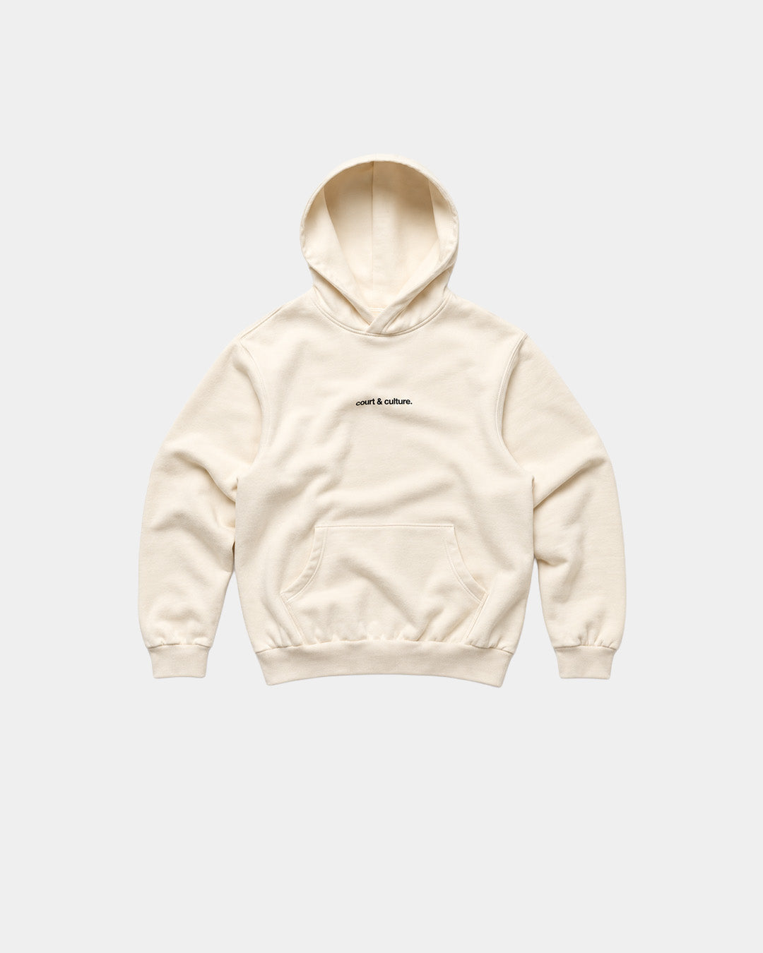 Men's Court & Culture Box Hoodie - Warm Ivory