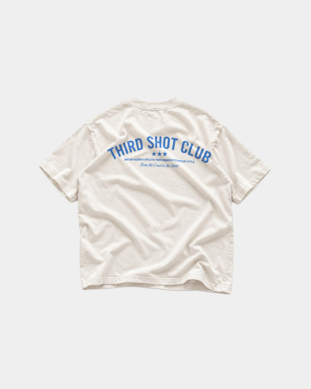 Americano T-shirt - Ecru and Blue