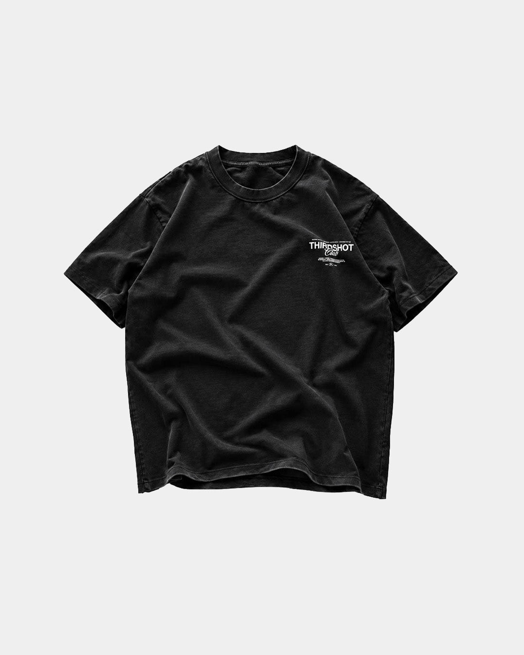 Third Shot Founded Box Tee - Black and White