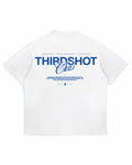 Third Shot Founded Box Tee - Ecru and Blue