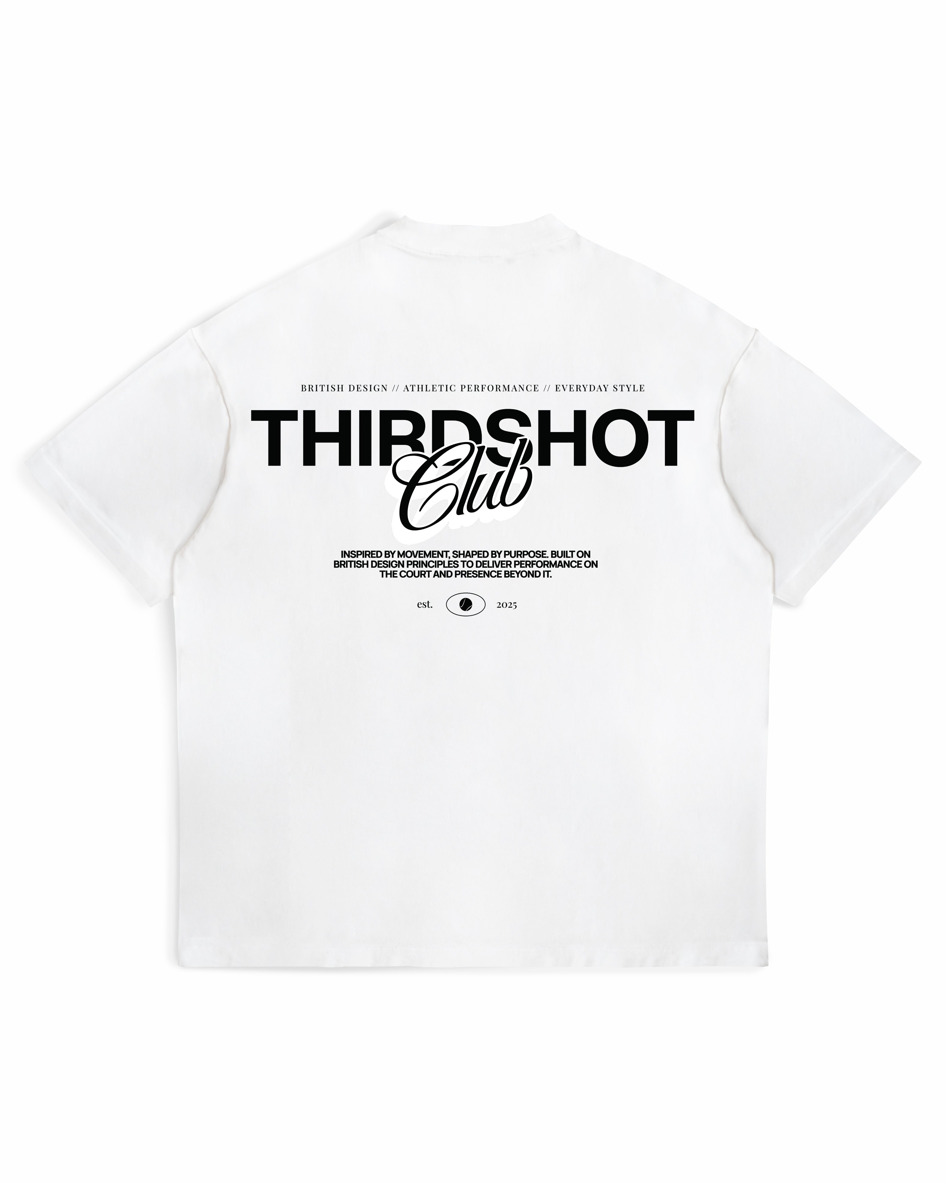 Third Shot Founded Box Tee - Ecru and Black