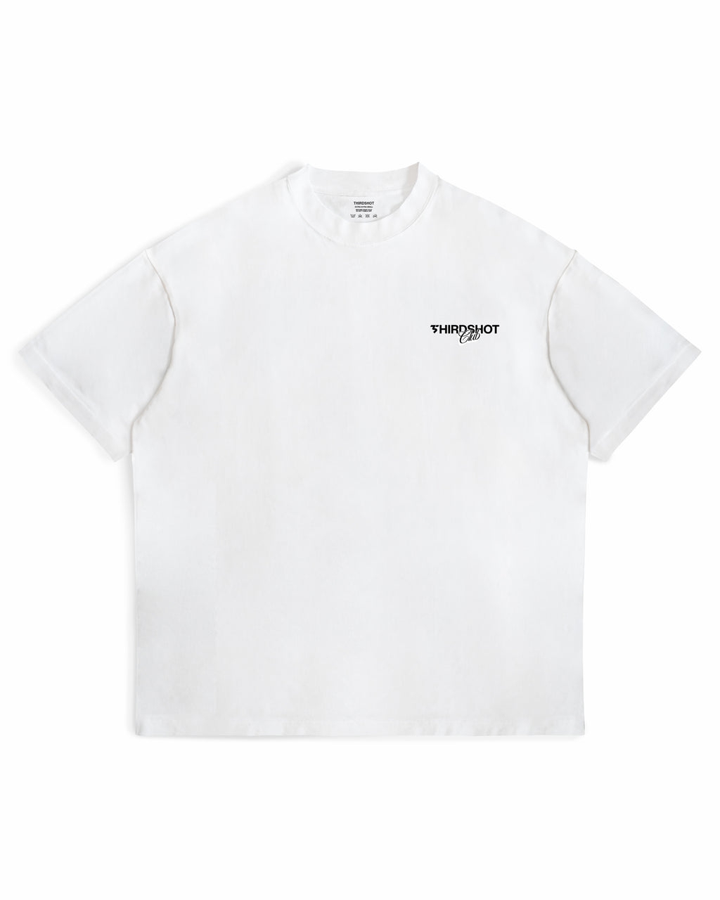 Third Shot Founded Box Tee – Court Tee, White