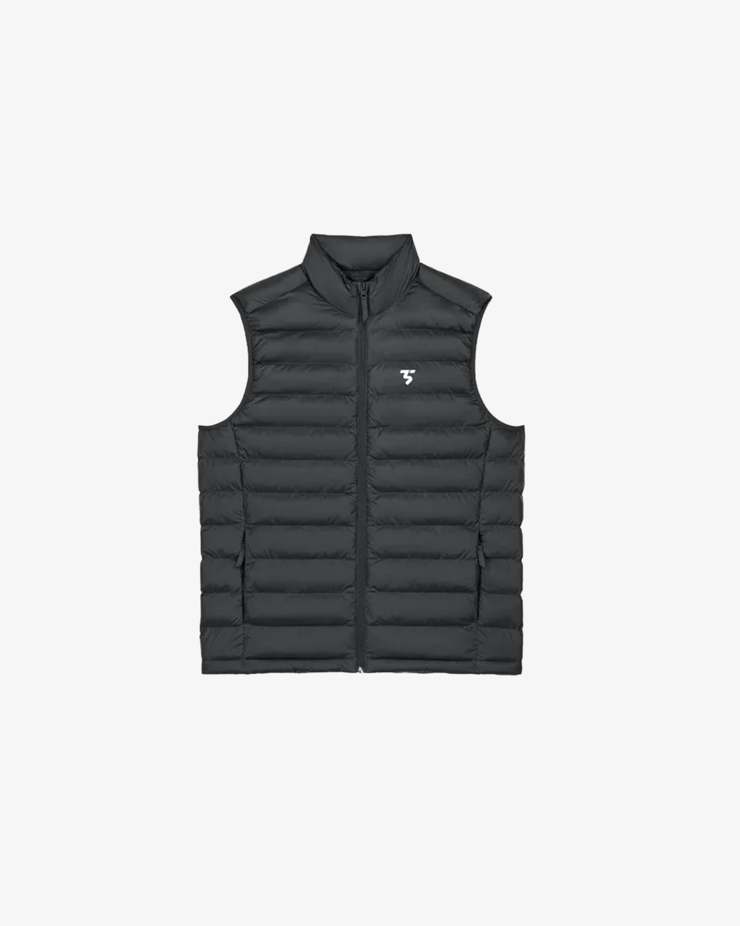 Third Shot Quilted Gilet in Anthracite — Third Shot UK pickleball & padel gilet