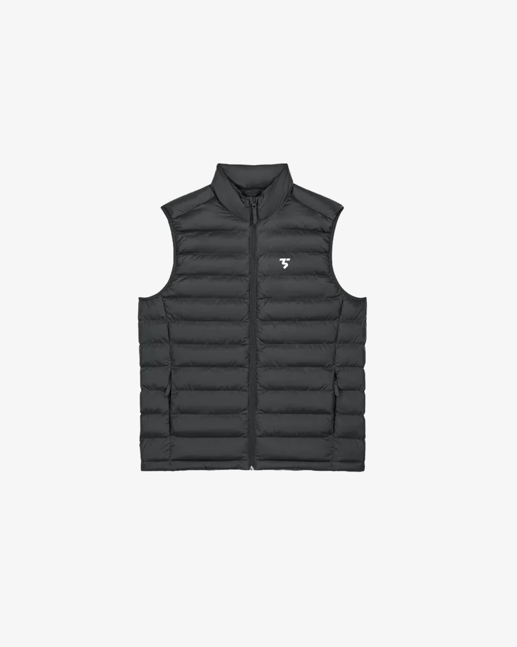 Third Shot Quilted Gilet in Anthracite — Third Shot UK pickleball & padel gilet