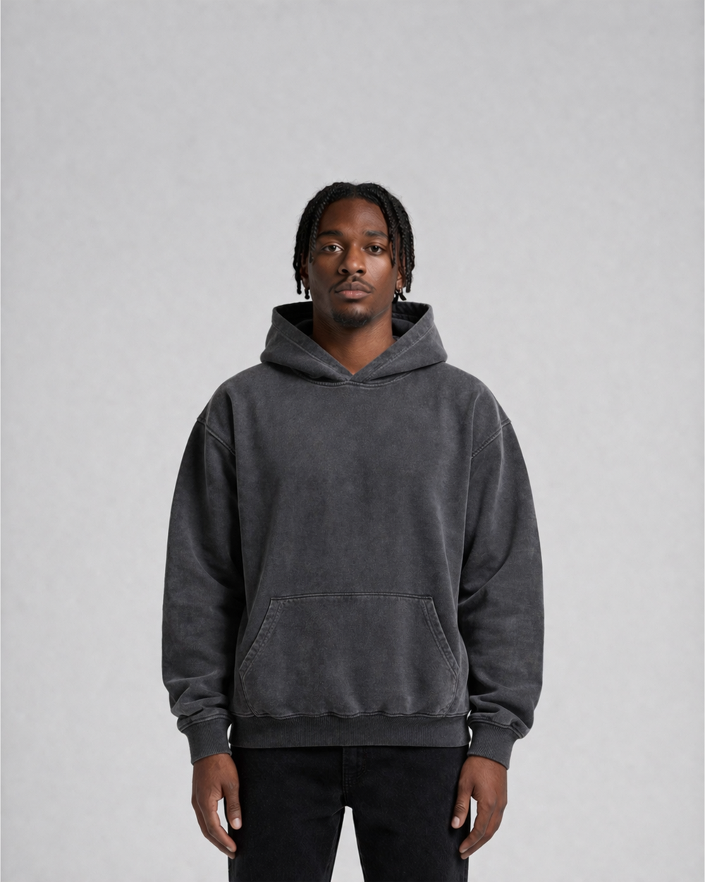 Signature Heavyweight Hoodie - 400gsm — Third Shot UK pickleball & padel hoodie - on model