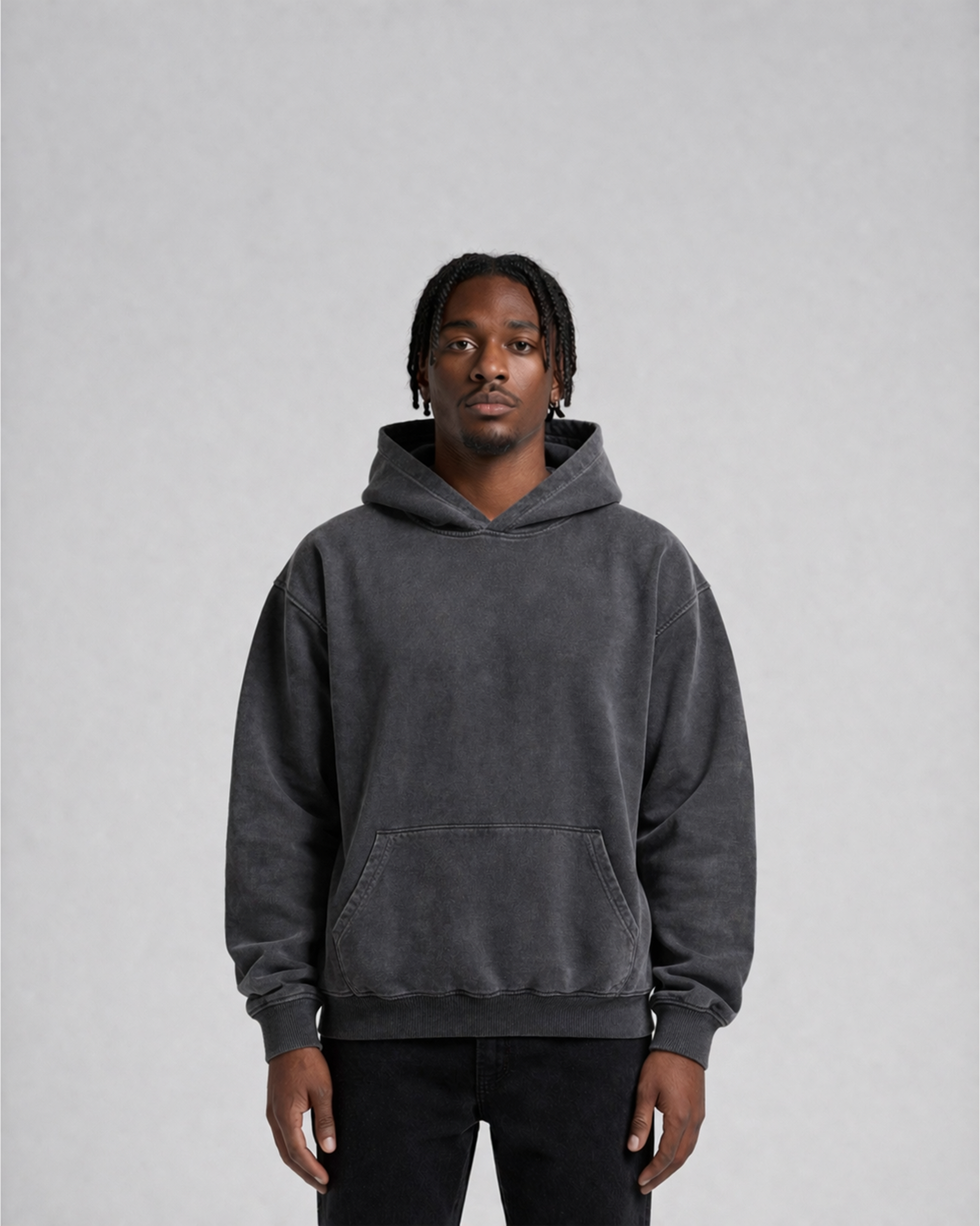 Signature Heavyweight Hoodie - 400gsm — Third Shot UK pickleball & padel hoodie - on model