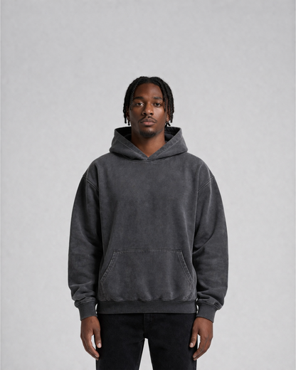 Signature Heavyweight Hoodie - 400gsm — Third Shot UK pickleball & padel hoodie - on model