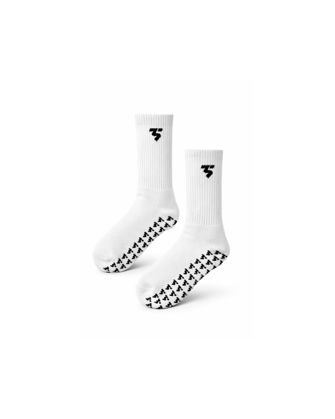 Grip Crew Socks (3 Pack) - White