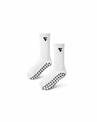 Grip Crew Socks (3 Pack) - White
