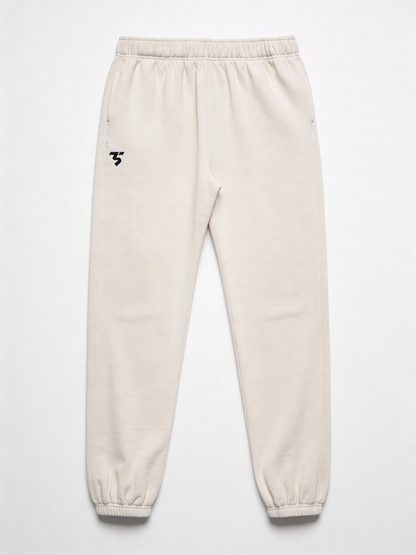Washed beige sweatpants 