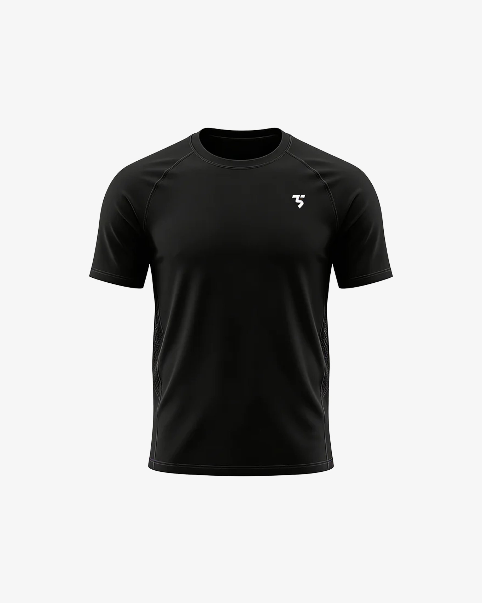 Third Shot Quick Dry Activewear Top in Charcoal — padel & pickleball performance top