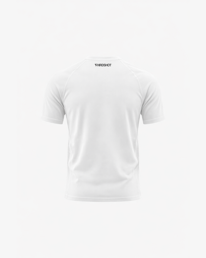 Third Shot Quick Dry Activewear Top in White — padel & pickleball performance top