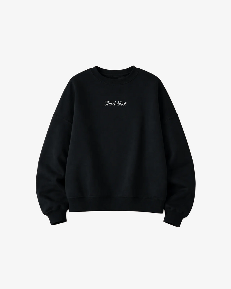 Third Shot Relaxed Dropped-Shoulder Women's Sweatshirt — padel & pickleball sweatshirt