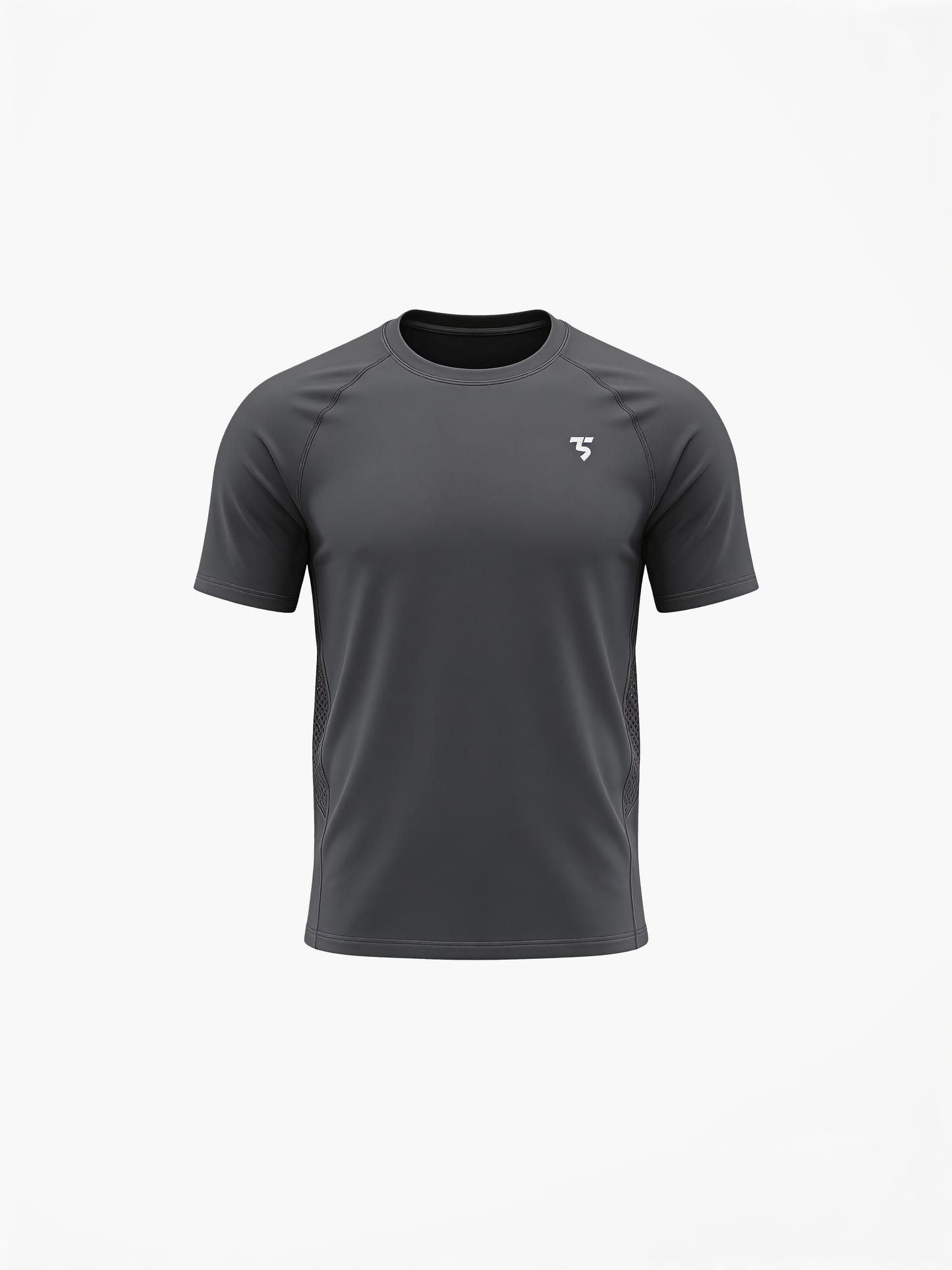 Quick Dry Activewear Top - Charcoal