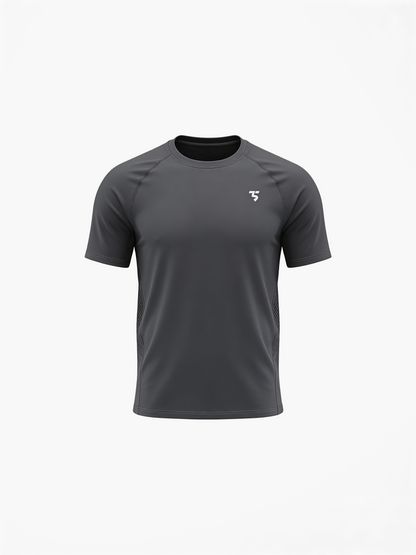 Quick Dry Activewear Top - Charcoal