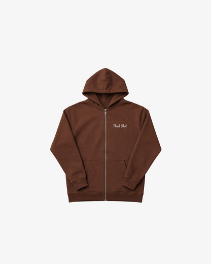 Third Shot The Rae Fluffy Zipped Hoodie — padel & pickleball hoodie