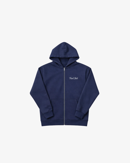 Third Shot The Rae Fluffy Zipped Hoodie — padel & pickleball hoodie