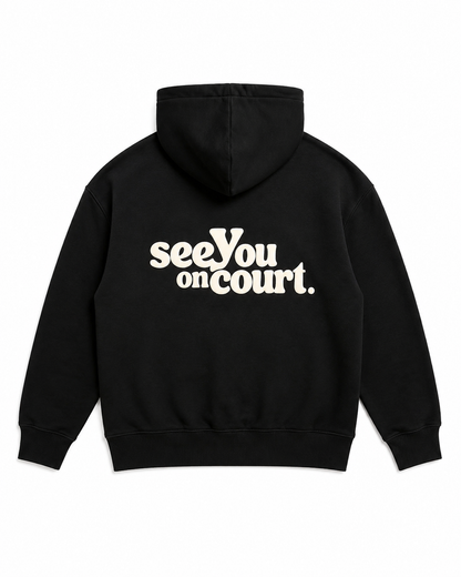 See You On Court - Puff Print