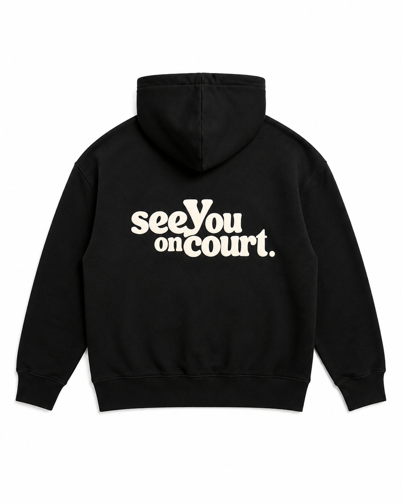 See You On Court - Puff Print