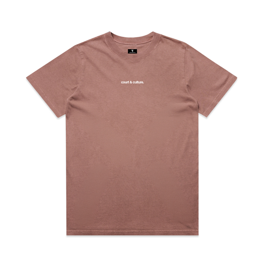 Court & Culture Heavyweight Garment Dyed T-Shirt
