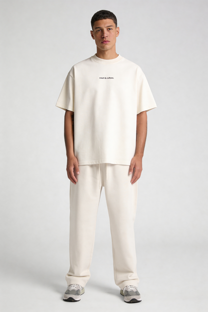 Relaxed Straight-Leg Cuffless Joggers