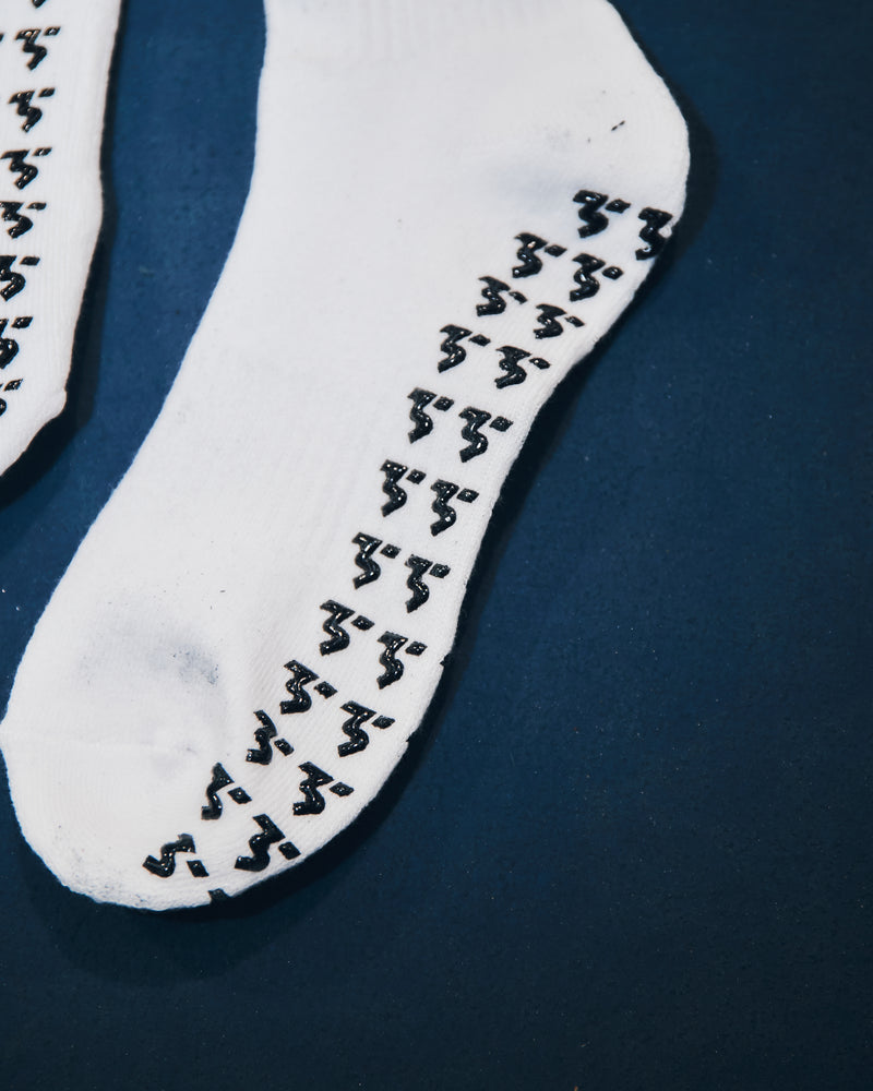 Grip Crew Socks (3 Pack) - White