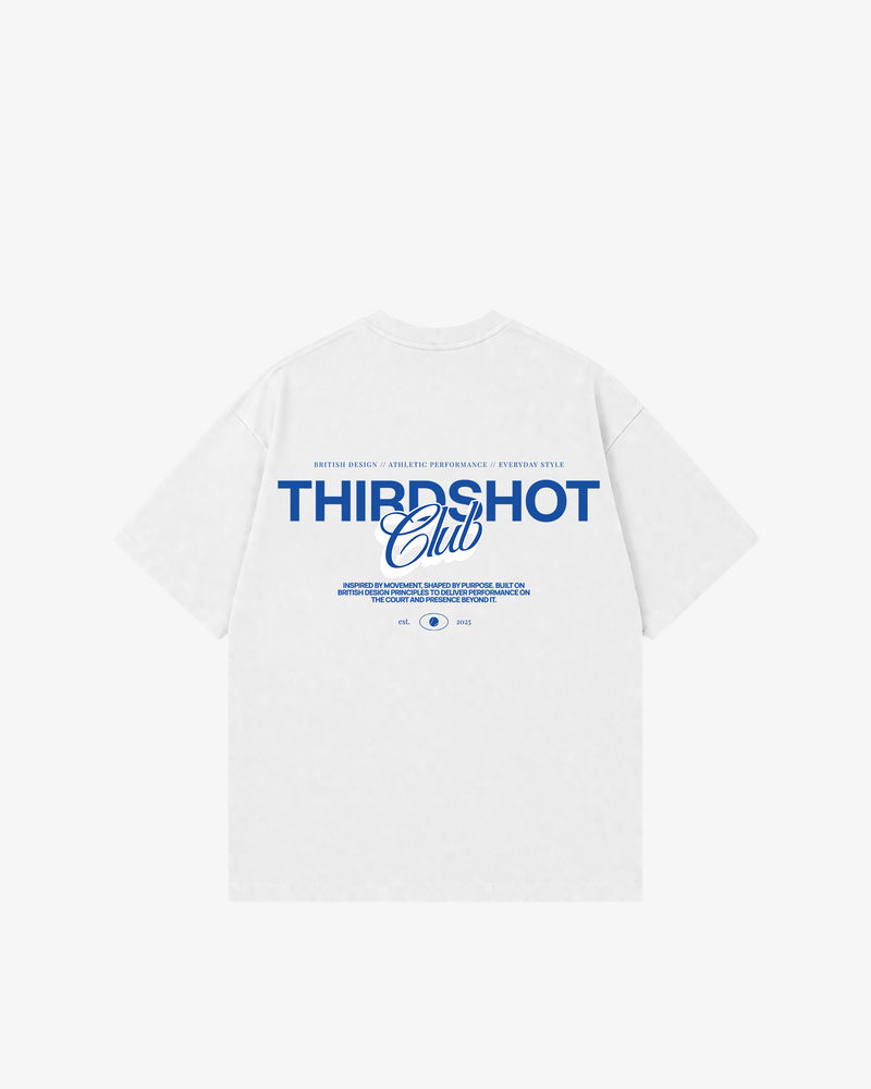 Third Shot Founded Box Tee — padel & pickleball t-shirt