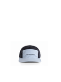Two-Tone Nylon Cap in light blue and navy — five-panel THIRDSHOT camp cap
