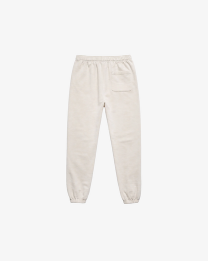 Third Shot Relaxed Fleece Joggers in Washed Beige — padel & pickleball joggers