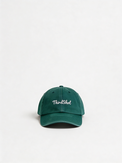 Third Shot Vintage Low Profile Cap in Green — padel & pickleball cap