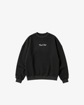 Women's Vintage Heavy Crewneck in Black — Third Shot UK pickleball & padel sweatshirt