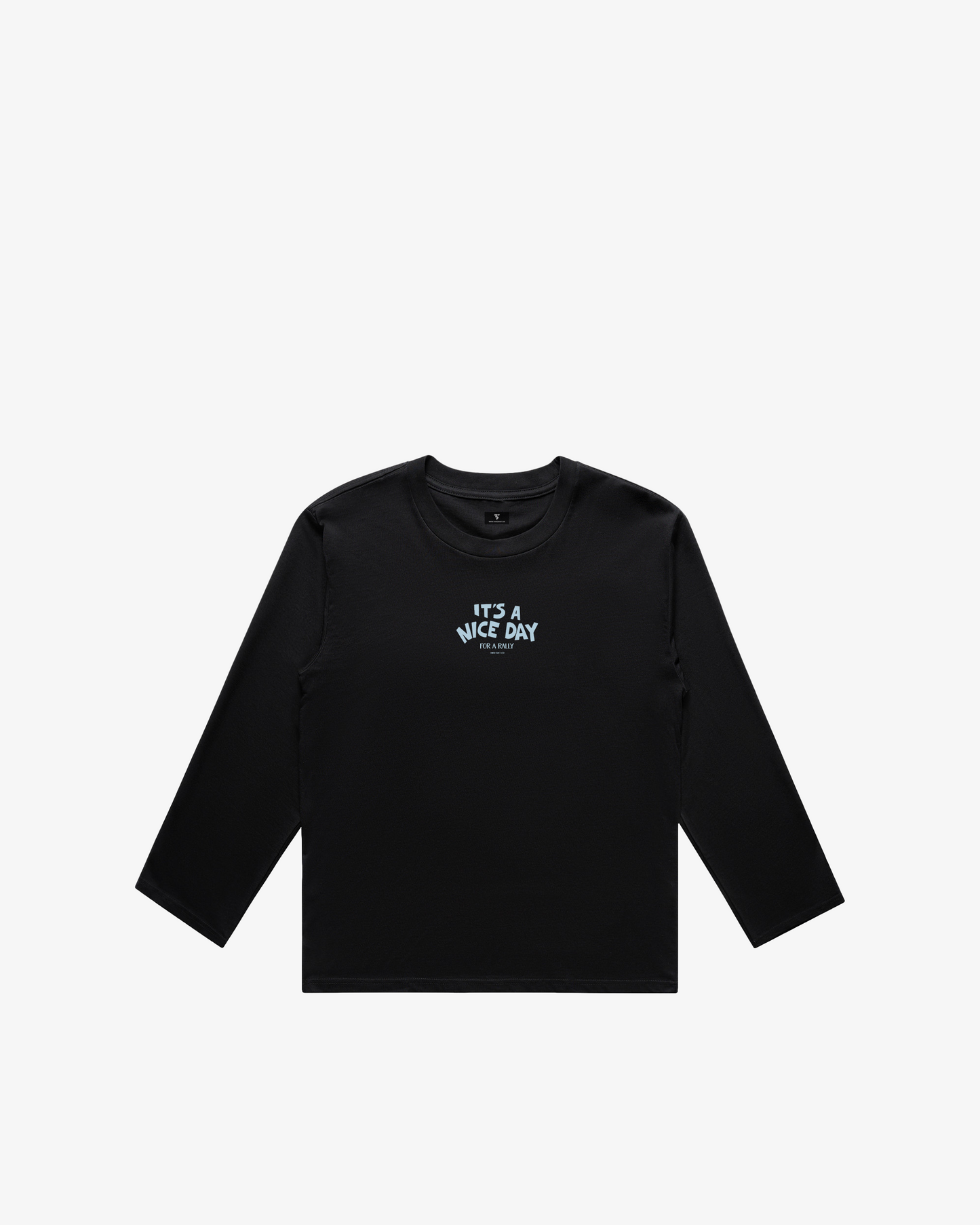 Third Shot Nice Day for a Rally Long Sleeve Tee — padel & pickleball t-shirt