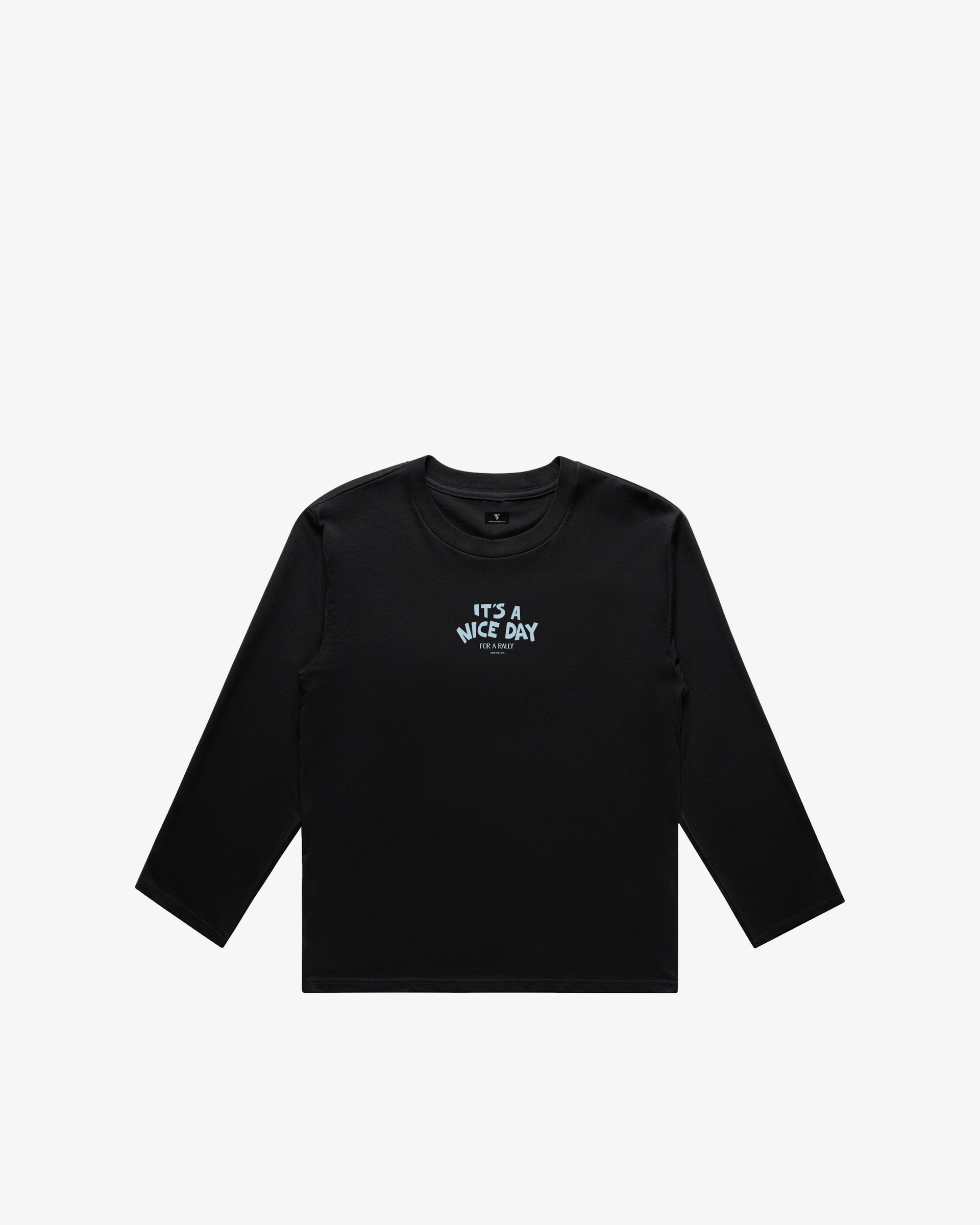 Third Shot Nice Day for a Rally Long Sleeve Tee — padel & pickleball t-shirt