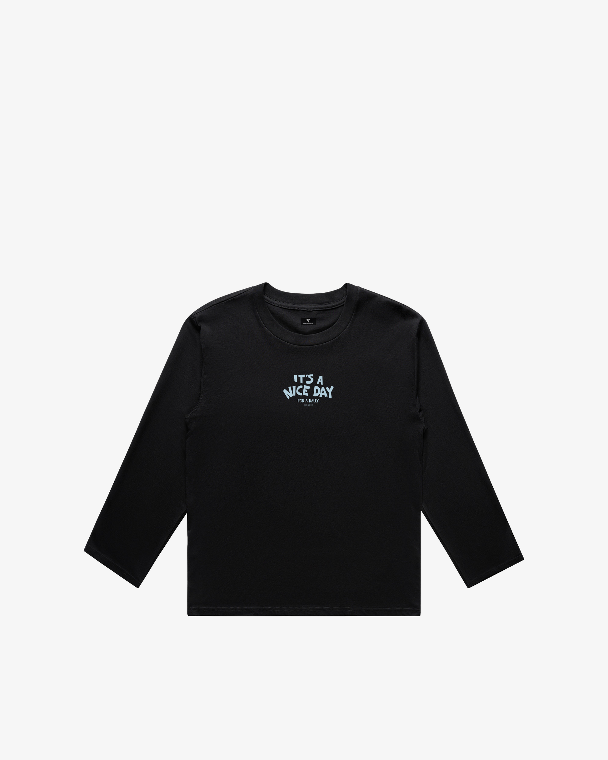 Third Shot Nice Day for a Rally Long Sleeve Tee — padel & pickleball t-shirt