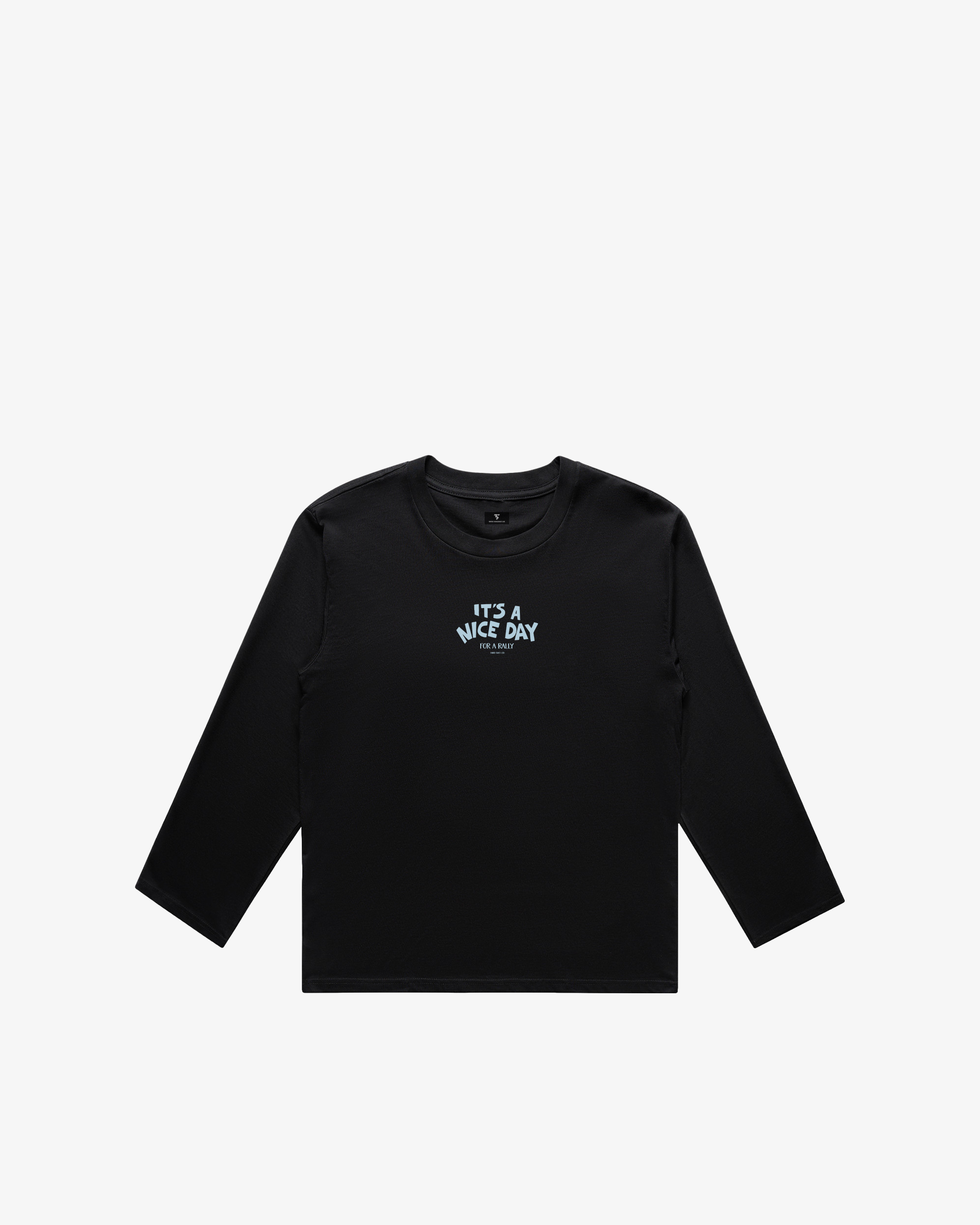 Third Shot Nice Day for a Rally Long Sleeve Tee — padel & pickleball t-shirt