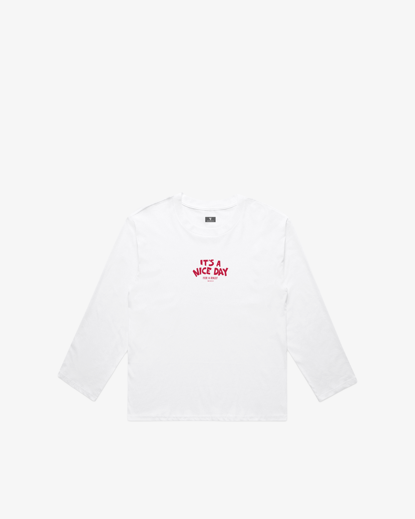 Third Shot Nice Day for a Rally Long Sleeve Tee — padel & pickleball t-shirt